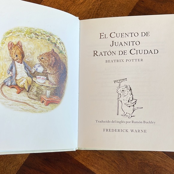 TRIO OF ADORABLE BEATRIX POTTER BOOKS - IN SPANISH - Picture 5 of 6
